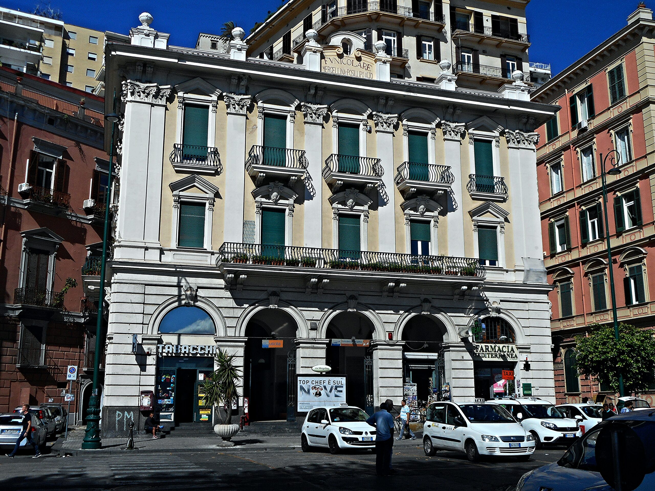 Funicolare di Mergellina · Mergellina (lungomare) ↔ Manzoni (Posillipo)