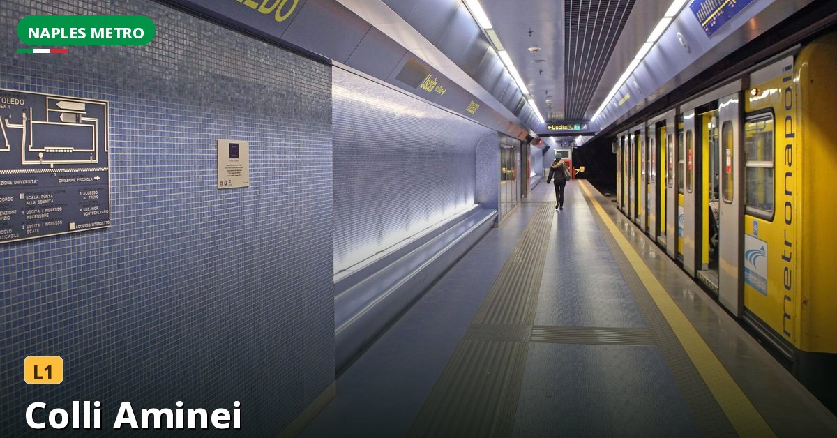 Colli Aminei station — Naples Metro