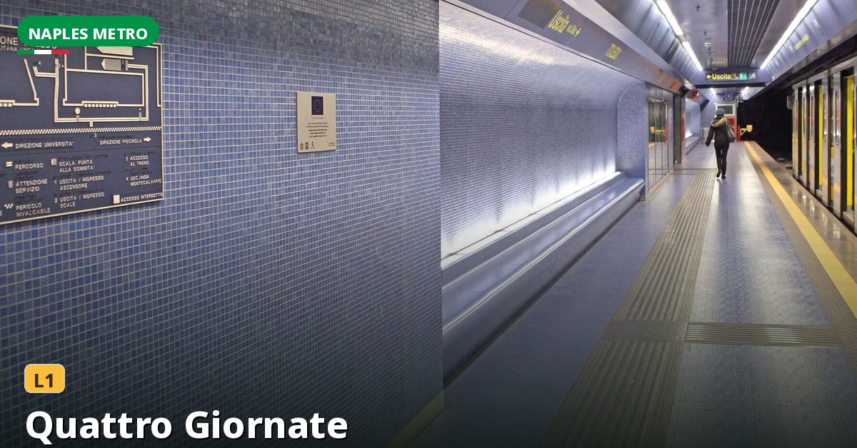Quattro Giornate station — Naples Metro